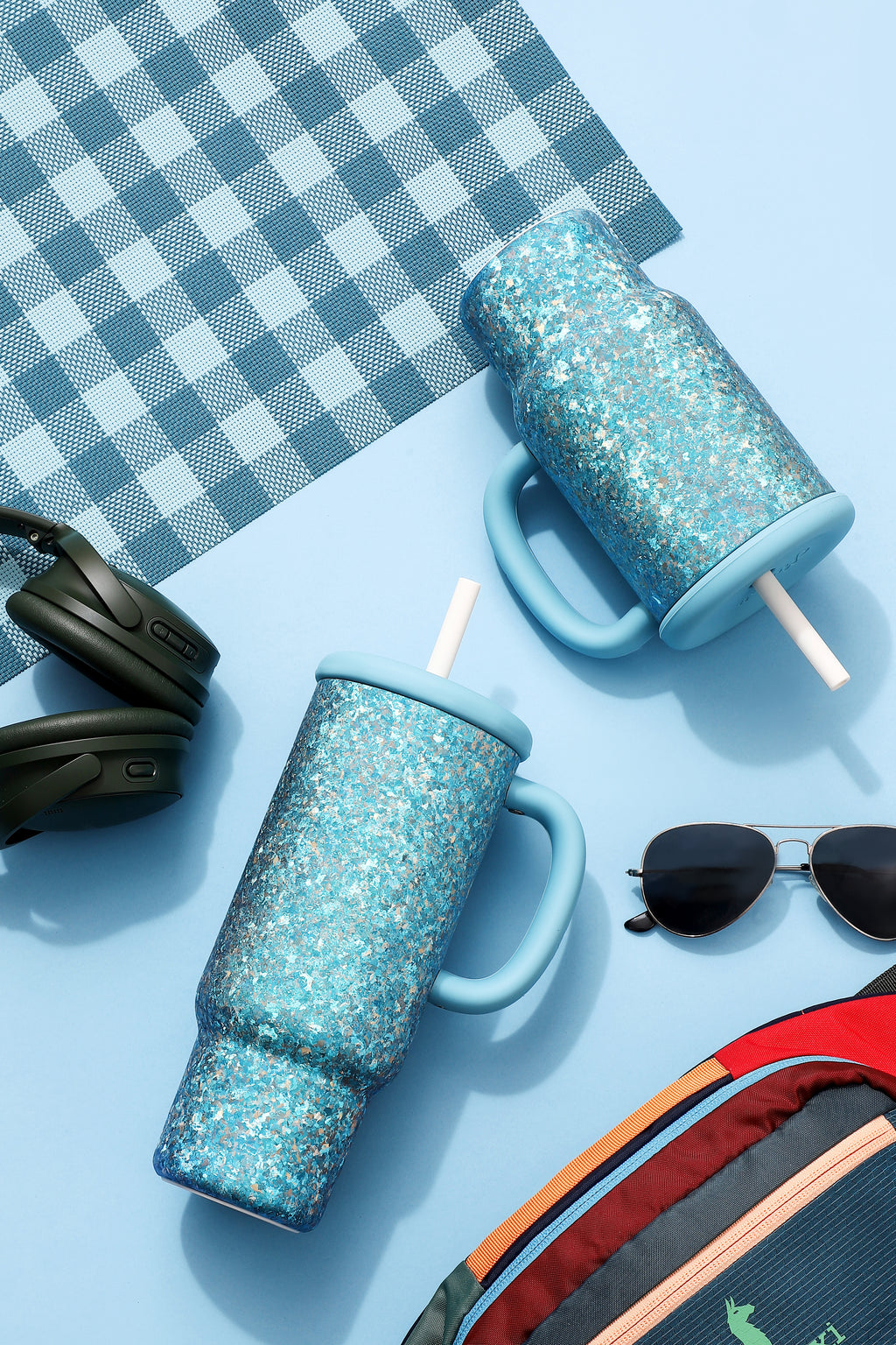 Mono-Ti  —  Titanium Pure Hydration Tumbler — Glacier Blue